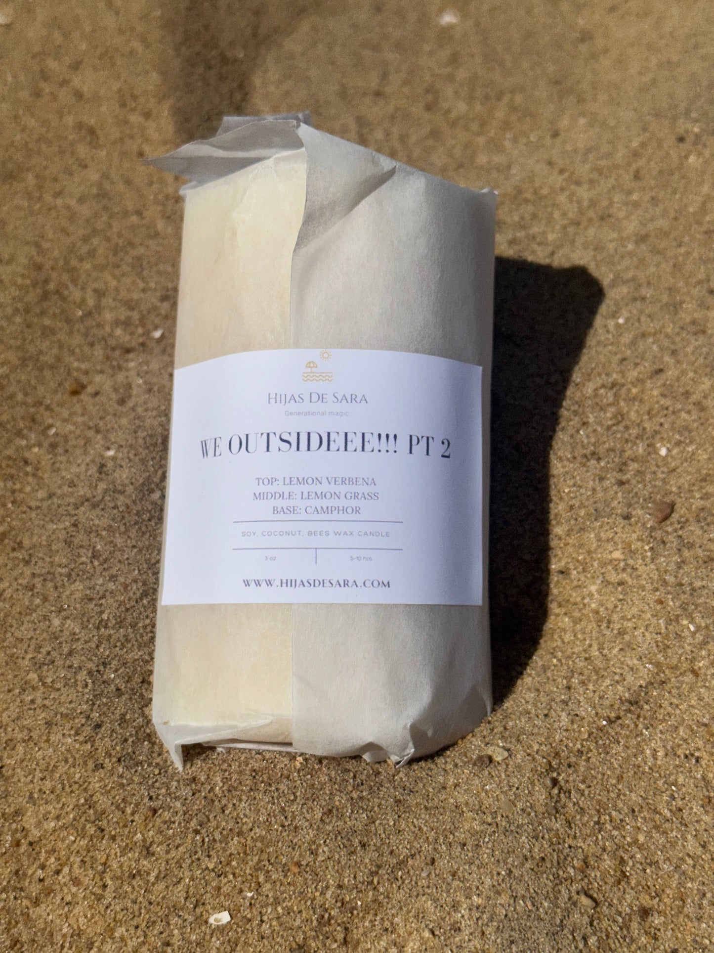 Outdoor Pillar Candle